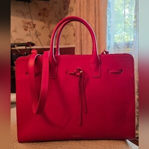 Mansur Gavriel Elegant Red Handbag